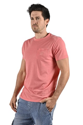 T-shirt Pochot - Koraalrood