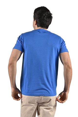 T-shirt Kylio - Wit en blauw
