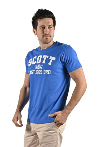 T-shirt Kylio - Wit en blauw