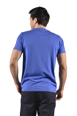 T-shirt Kylio - Wit en blauw