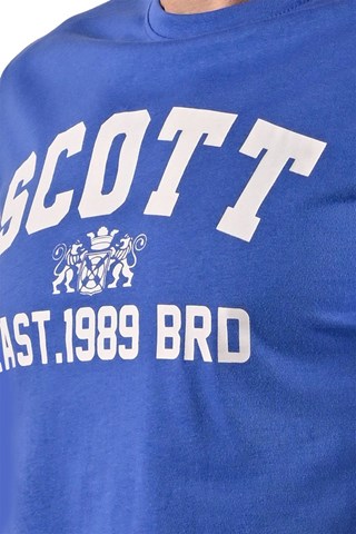 T-shirt Kylio - Wit en blauw