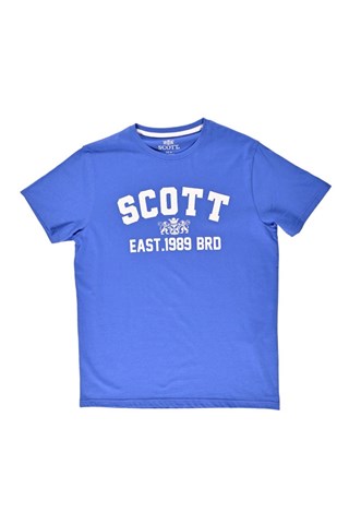 T-shirt Kylio - Wit en blauw