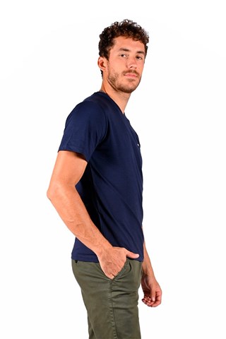 2 T-shirts Vitorio - Marineblauw