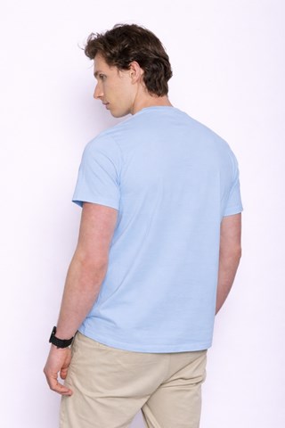 T-shirt Nogal - Hemelsblauw