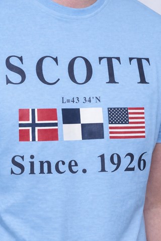 T-shirt Nogal - Hemelsblauw