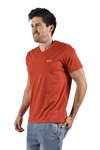 T-shirt Doron - Bordeauxrood