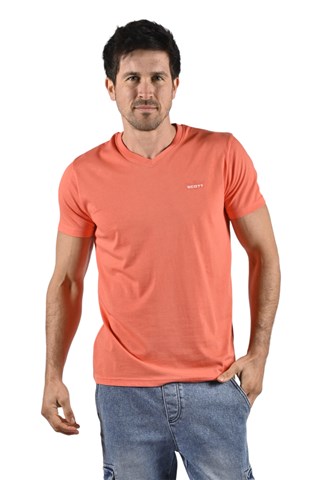 T-shirt Doron - Koraalrood