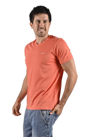 T-shirt Doron - Koraalrood
