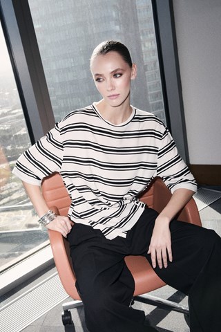 Blusa relaxed - Beige