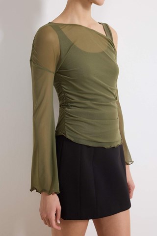 Crop top - Nero - Kaki
