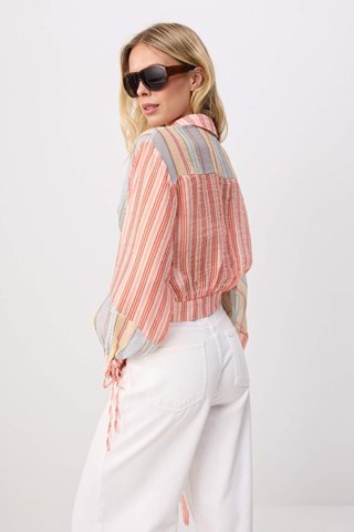 Camicia annodata - Rosa