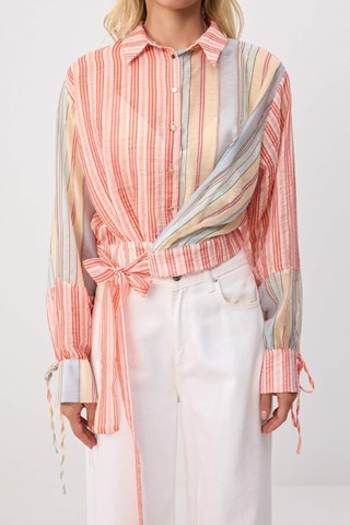 Camicia annodata - Rosa