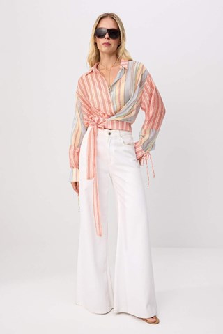 Camicia annodata - Rosa