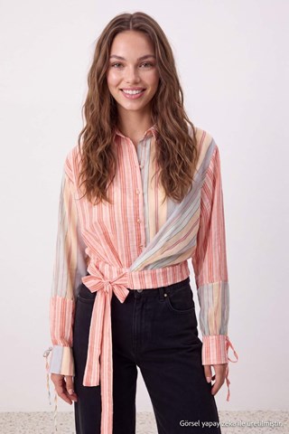 Camicia annodata - Rosa