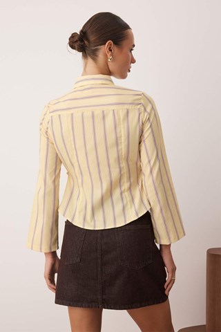 Camicia - Giallo e viola