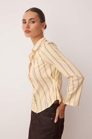 Camicia - Giallo e viola