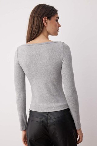 Top - Grigio chiaro - Grigio