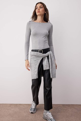 Top - Grigio chiaro - Grigio