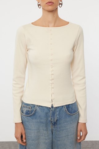 Top - Kaki - Beige