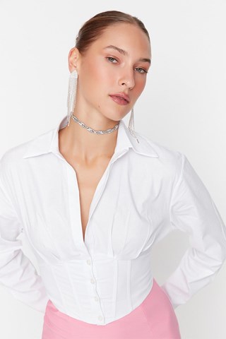 Camicia corta - Bianco