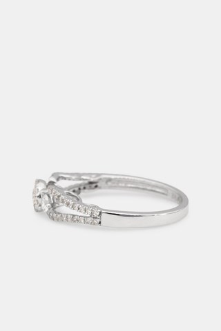 Anello Amara - Oro bianco e diamanti