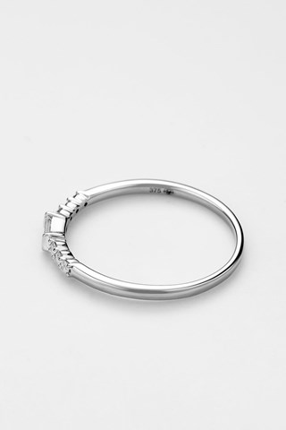 Anello Siliria - Oro bianco e diamanti