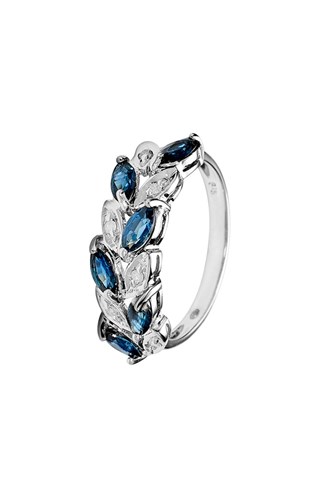 Anello - Oro bianco e diamanti
