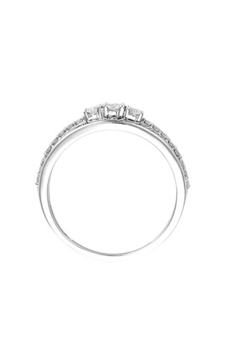 Anello - Oro bianco e diamanti