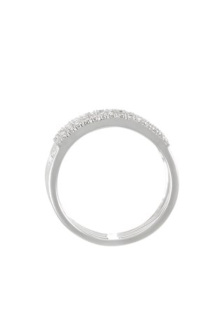 Anello 6 Giri - Oro bianco e diamanti