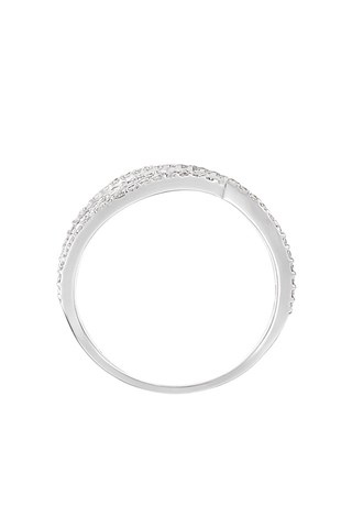 Anello Jolie Fusion - Oro bianco e diamanti