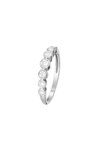 Anello Couronne de Diamants - Oro Bianco e Diamanti